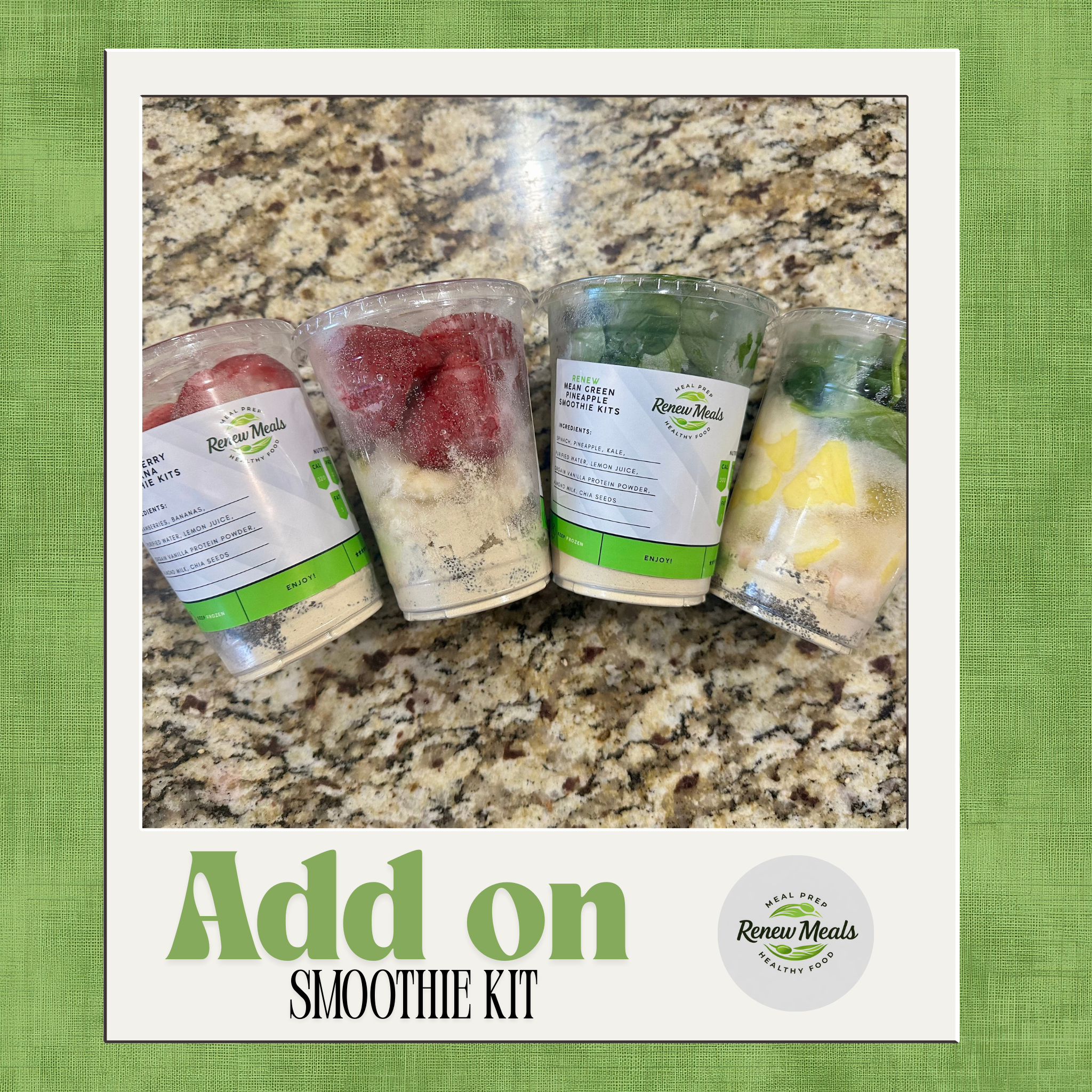 Strawberry Banana Smoothie Kit